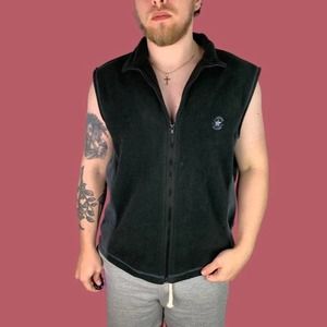 Vintage 90s converse fleece vest